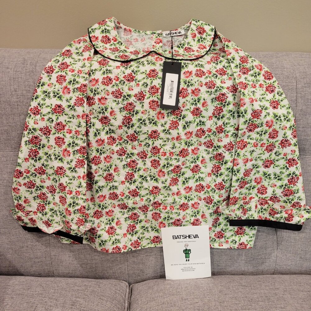 Batsheva Anise Blouse and Abby Bloomer in Dotted Rose